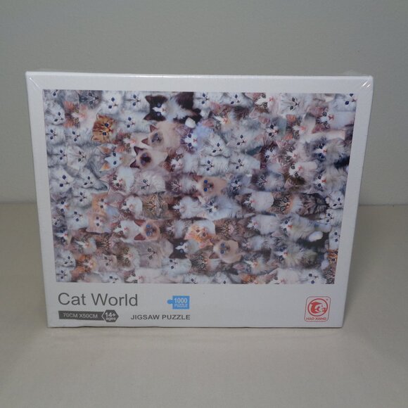 CAT WORLD / New 1000 Piece Jigsaw Puzzle - Picture 1 of 8